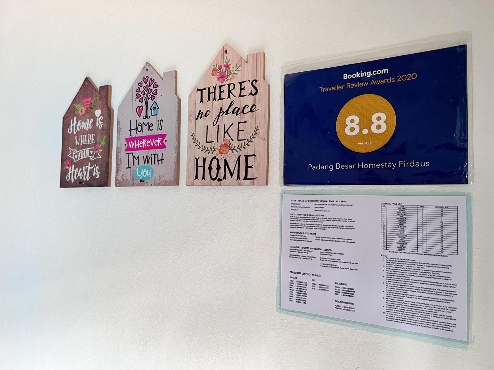 Padang Besar Homestay Firdaus Экстерьер фото